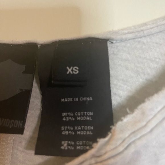 Harley Davidson Black Label tshirt. Size XS - Picture 4 of 5